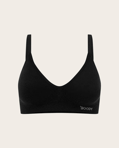 Wireless T-Shirt Bra - Black