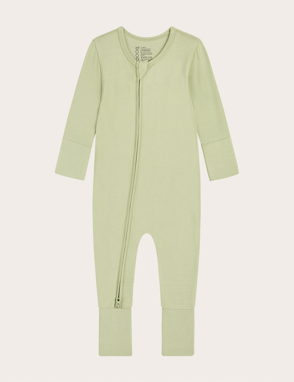 Baby Long Sleeve Romper - Sage