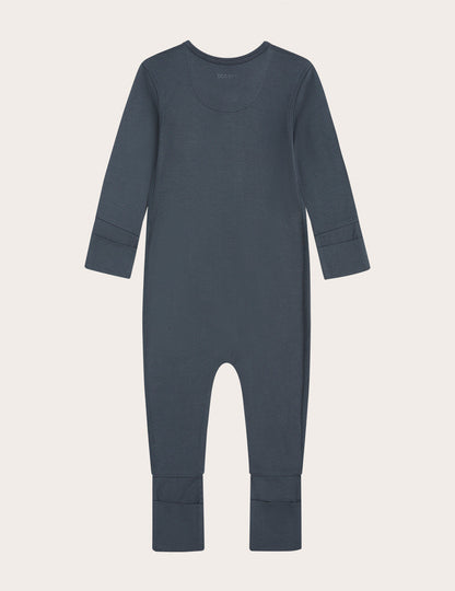 Baby Long Sleeve Romper - Storm
