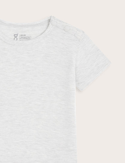 Baby Short Sleeve T-Shirt - Heather Grey