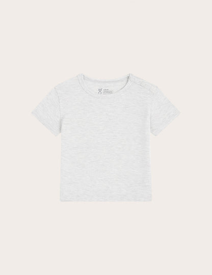 Baby Short Sleeve T-Shirt - Heather Grey