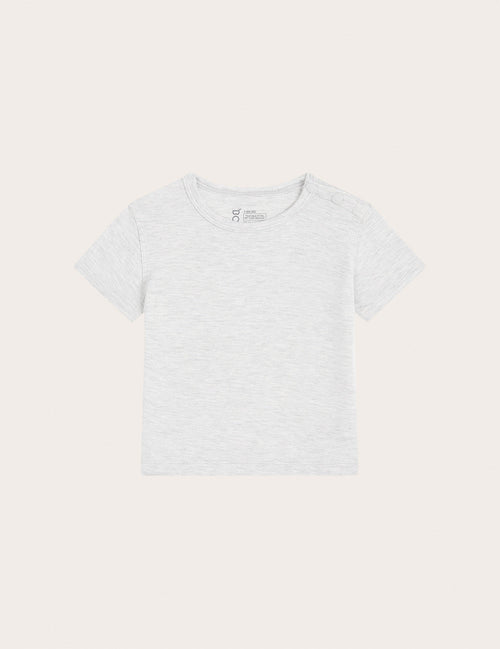 Baby Short Sleeve T-Shirt - Heather Grey