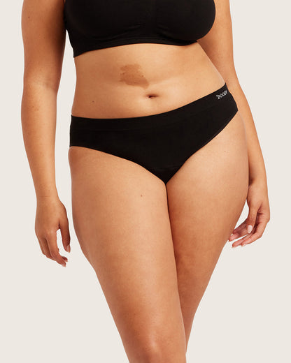 Period & Leak Proof - Full Briefs - Moderate - Heavy - Black