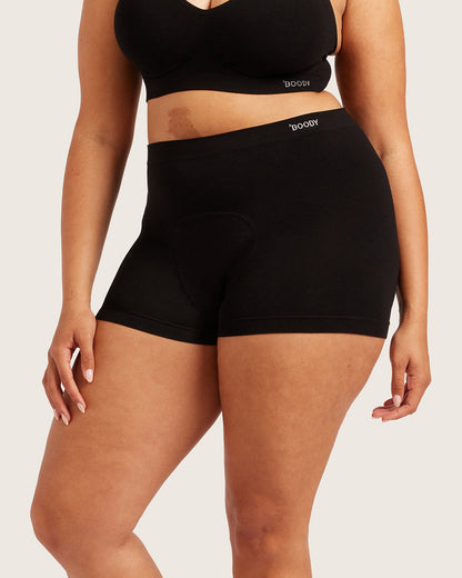 Period & Leak Proof - Undershorts 3" - Moderate - Black