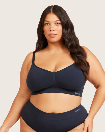 Wireless Full Bust T-Shirt Bra - Midnight