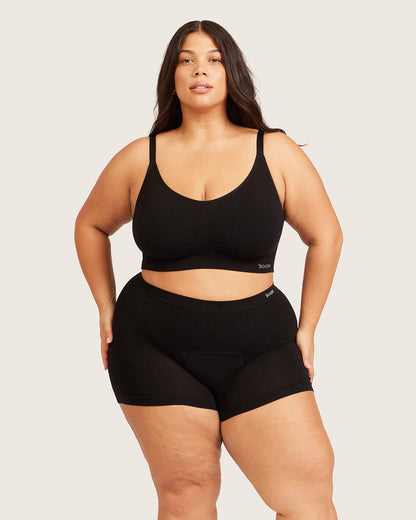 Period & Leak Proof - Undershorts 3" - Moderate - Black