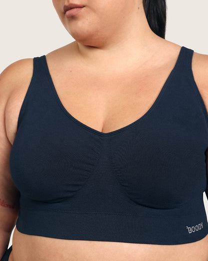 Seamfree Padded Crop Bra - Midnight