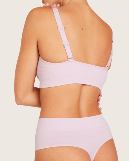 Wireless Full Bust T-Shirt Bra - Orchid