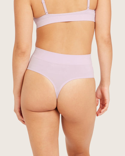 High Waist G-String - Orchid