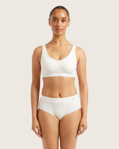 Midi Briefs - White